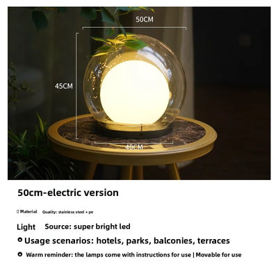 Applique Solaire Murale Lune Lumineuse de Jardin