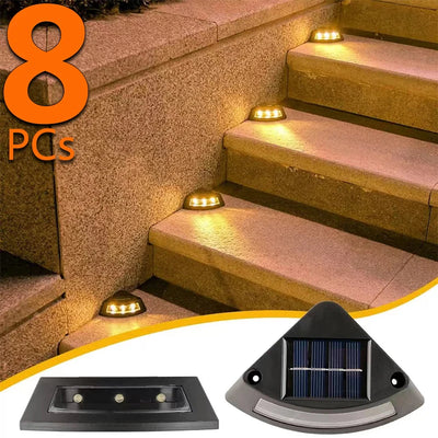Spot Solaire Encastrable Escalier LED IP65 Étanche Extérieur