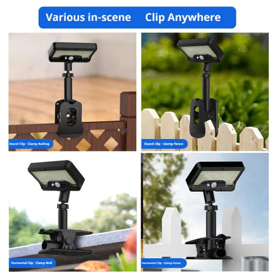 Lampe Solaire à Clipser Extérieur Double Usage Jardin