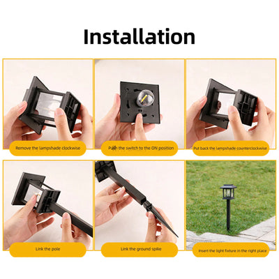 Balise Solaire Jardin Ambiance Lot Jusqu'à 10 Pièces
