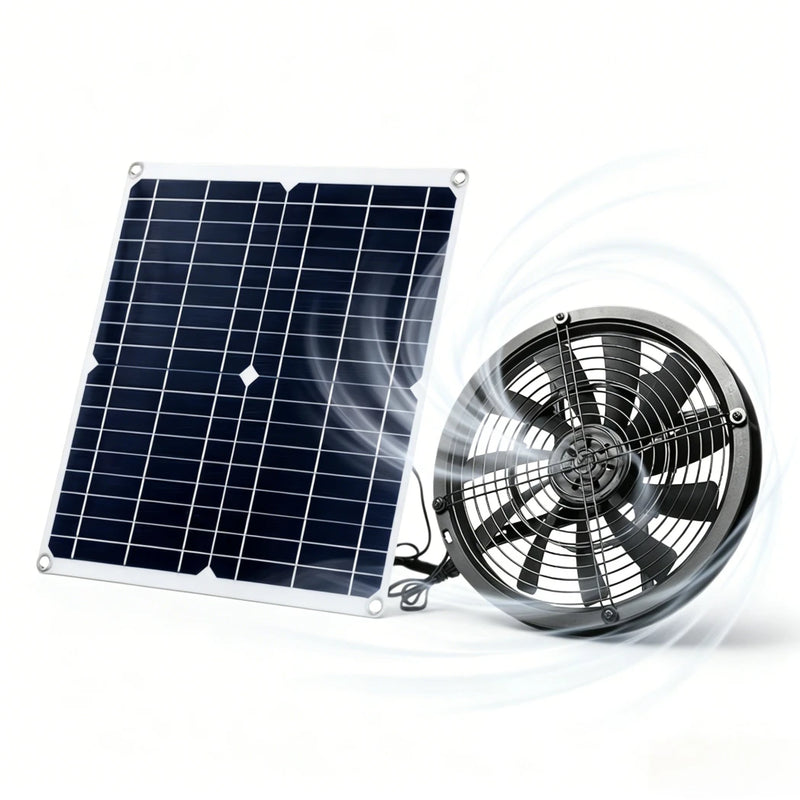 Extracteur Solaire d'Air pour Chenil, Basse-Cour et Serre