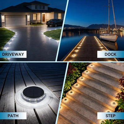 Lampe Solaire Marche Escalier Extérieur IP65 Lot de 6
