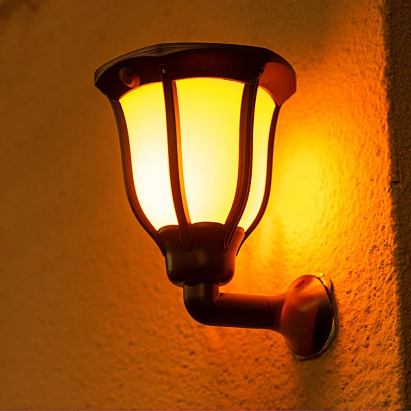 Lampe Solaire Flamme Décorative pour Jardin
