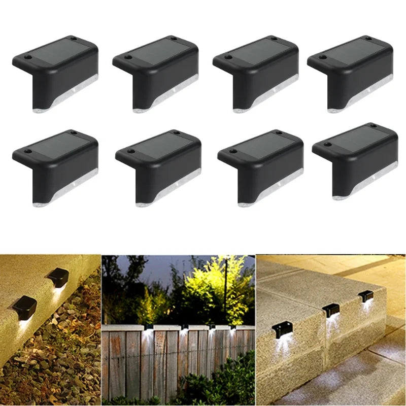 Lampe Solaire Escalier et Marche LED Étanche IP65