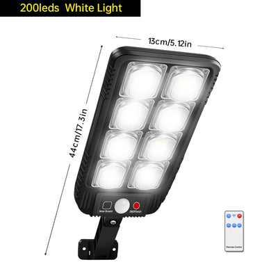 Applique Solaire Extérieur Étanche avec Télécommande IP65
