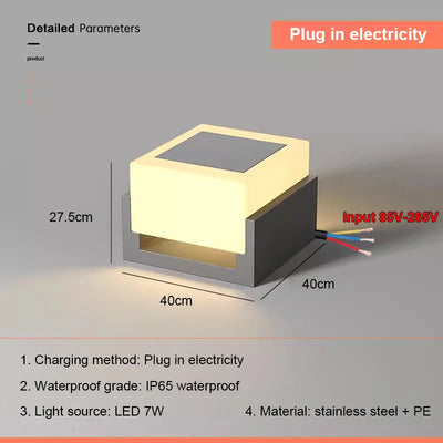 Lampe Solaire de Poteau Murale Extérieure - vue 9