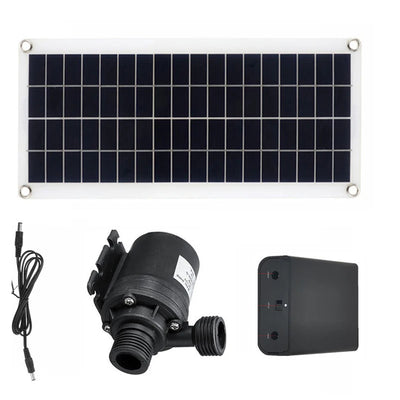 Pompe Solaire 12V 500W 800 L/h avec Panneau et Batterie
