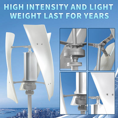 Générateur Éolien Vertical EKPAOWE 3000W 12V 24V 48V