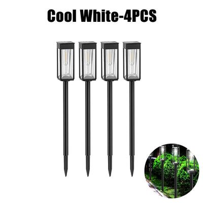 Lampes Solaires LED Étanches Extérieur Jardin Allée Passerelle