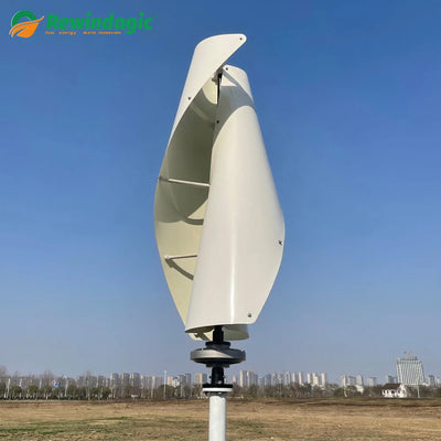 Éolienne Verticale Sans Noyau 10 kW 20 kW Triphasé 24V à 220V