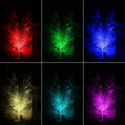 Spot Solaire RGB Sous-Marin IP68 Étanche Piscine Jardin