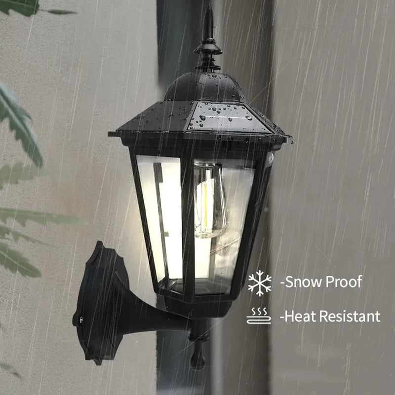 Lampe solaire de paysage rétro à filament tungstène pour jardin