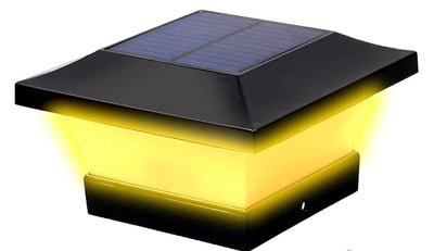 Lampe Solaire de Poteau de Clôture Capuchon LED