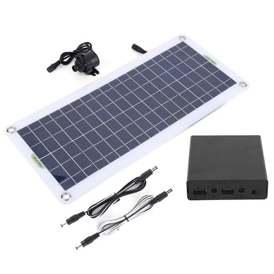 Kit Fontaine Solaire 30 W à Stockage d'Énergie pour Bassin