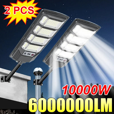 Projecteur Solaire LED Puissant Capteur Mouvement Applique Murale Rue