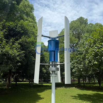 Éolienne Verticale 5 kW à 10 kW 12V 24V 48V MPPT Hybride