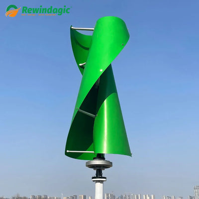 Éolienne Verticale Sans Noyau 10 kW 20 kW Triphasé 24V à 220V