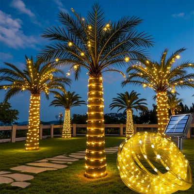 Guirlande Solaire Extérieure Étanche Bande LED
