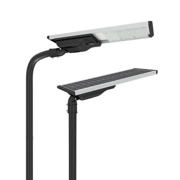Lampadaire Solaire LED Aluminium Tout-en-Un 40W, Étanche IP66