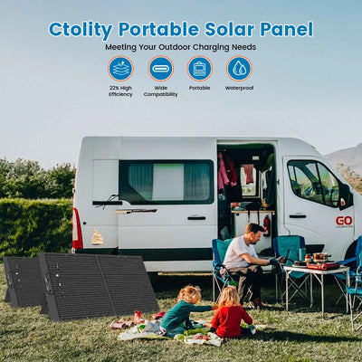 Panneau Solaire Pliable Portable 100W