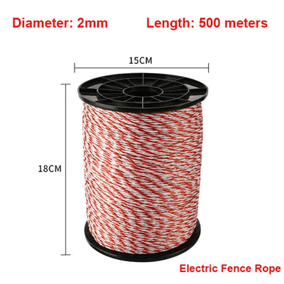 Électrificateur de Clôture Solaire 5 km 1,5 à 2 J Haute Tension