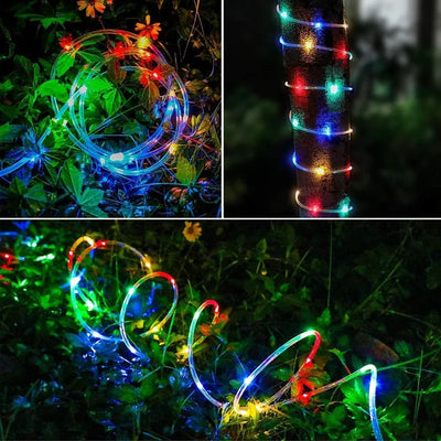 Guirlande Solaire Extérieure Étanche Bande LED