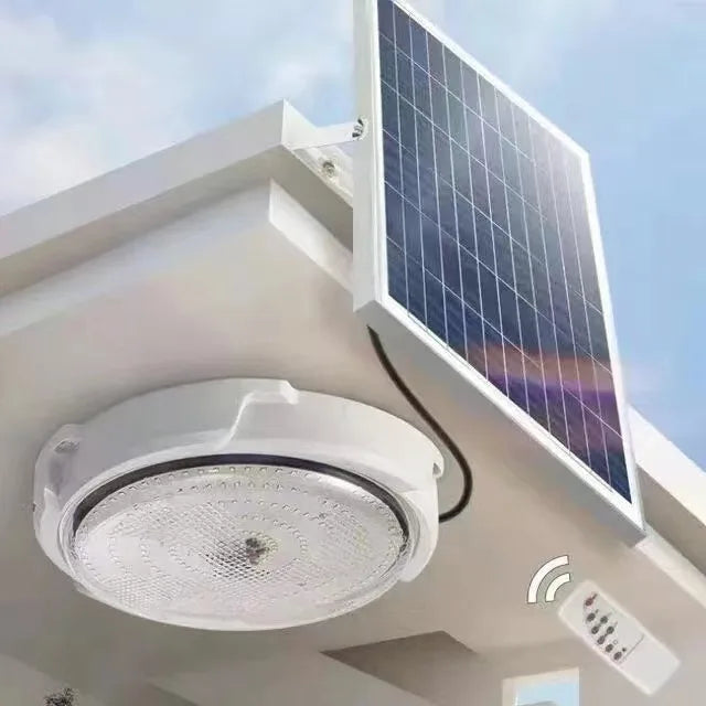Lampe Solaire Intérieur Plafonnier avec Télécommande 60W à 500W