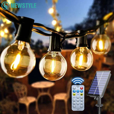 Guirlande Solaire Extérieur G40 avec Télécommande Globe IP65