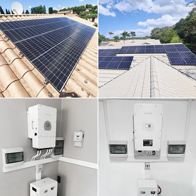Kit Solaire Hybride Tout-en-Un 5 à 100 kW Maison et Commerce
