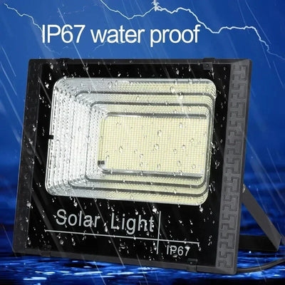 Projecteur Solaire 30W Télécommande Étanche IP67 Villa