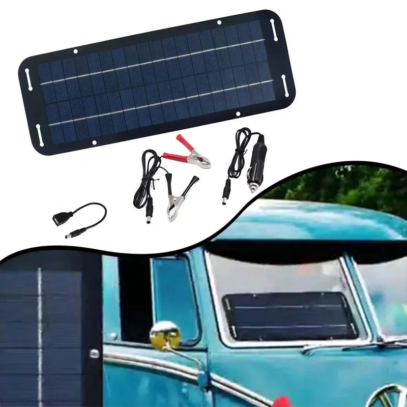 Chargeur Solaire 12V de Batterie Voiture Bateau
