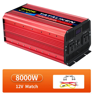 Convertisseur Solaire Onde Pure 8000W 12V/24V