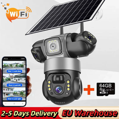 Caméra Solaire Surveillance Extérieure 4G Wifi - vue 8