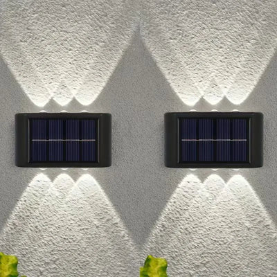 Applique Murale Solaire Extérieur LED Étanche Crépuscule à l'Aube