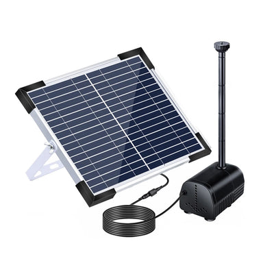 Fontaine Solaire 10 W avec Panneau 17 V pour Bassin de Jardin