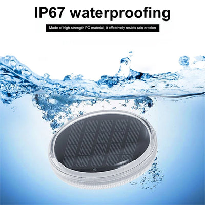 Lampe Solaire Flottante de Piscine LED Télécommande 9 Couleurs