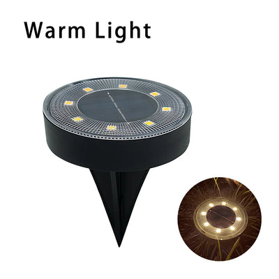 Spot Solaire Enterré LED Étanche Pelouse Jardin Allée