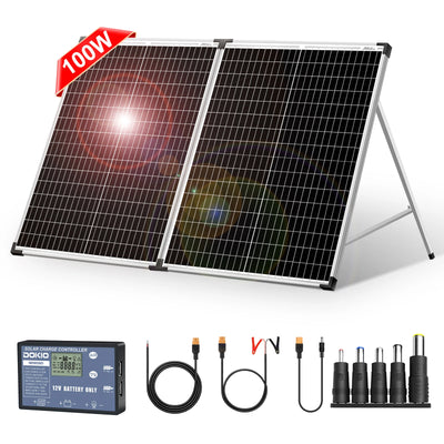 Panneau Solaire Pliable Dokio 100W 160W 200W pour Camping-Car