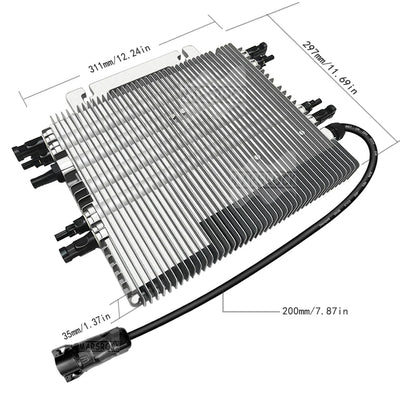 Micro-Onduleur Solaire 2000W Réseau WiFi