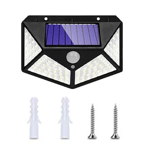 Applique Murale Solaire Extérieur Détecteur de Mouvement 100 LED