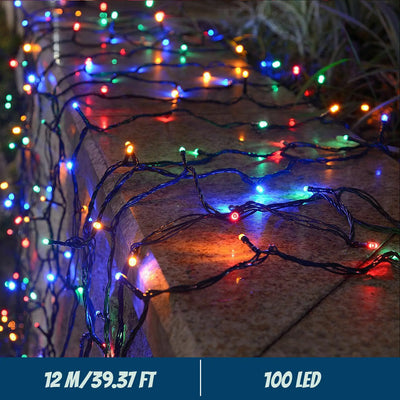 Guirlande Solaire 300 LED 8 Modes Étanche Extérieur