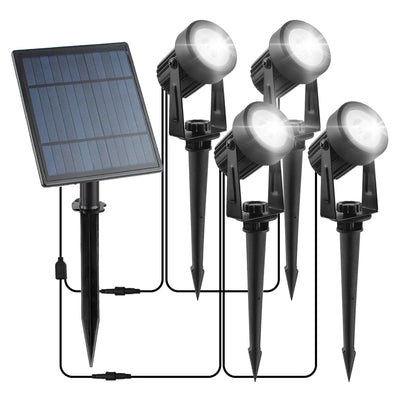 Projecteur Solaire Extérieur 1 à 6 Têtes Orientables IP65