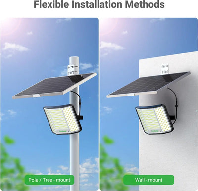 Applique Solaire Murale Détecteur 1300LM IP66 - vue 4