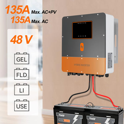 Onduleur Hybride Solaire 6 kW 48V MPPT - vue 4