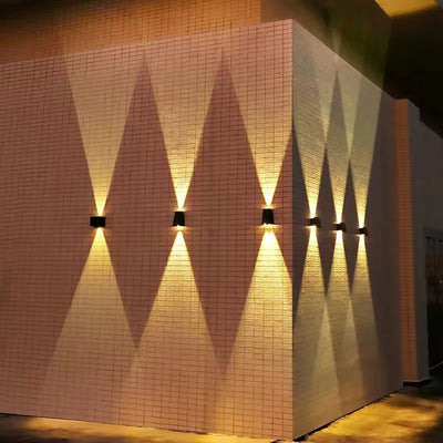 Applique Solaire Murale Extérieure Haut-Bas
