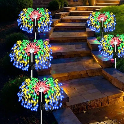 Guirlande Solaire Feux d'Artifice LED Noël et Halloween