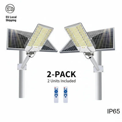 Lampadaire Solaire Extérieur 232 LED avec Télécommande