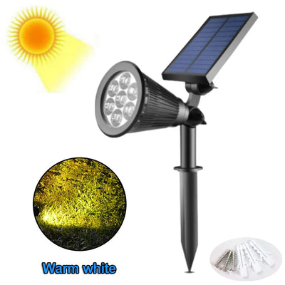 Lanterne Solaire Extérieure LED 7 LED Étanche Jardin Patio