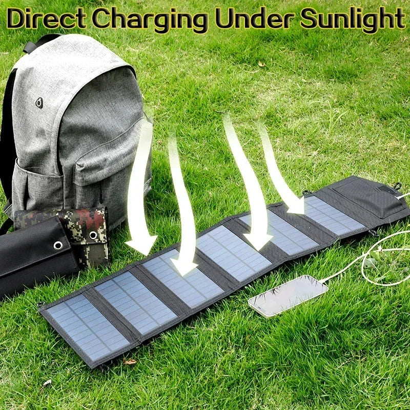 Panneau Solaire Pliable 1000W de Camping USB-C