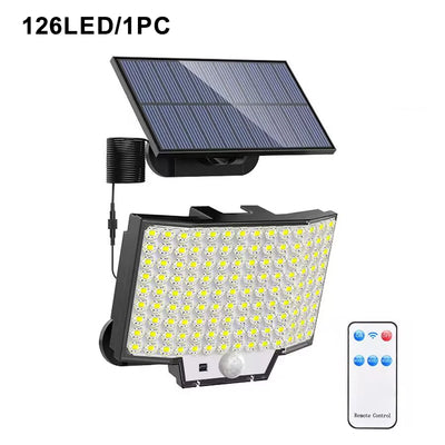 Projecteur Solaire avec Détecteur de Mouvement 348 LED